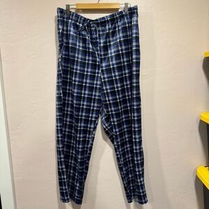 Andrew Scott Plaid Drawstring Lounge Pants with Pockets